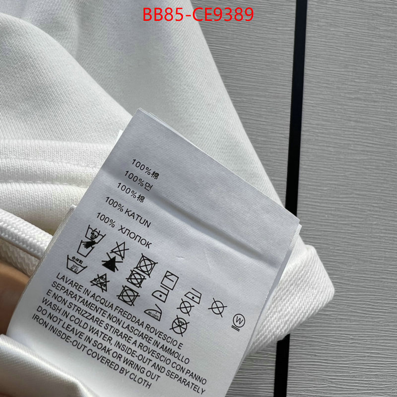 Clothing-Prada 2023 replica wholesale cheap sales online ID: CE9389 $: 85USD