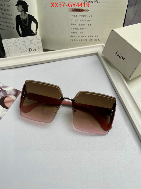 Glasses-Dior high quality designer ID: GY4419 $: 37USD