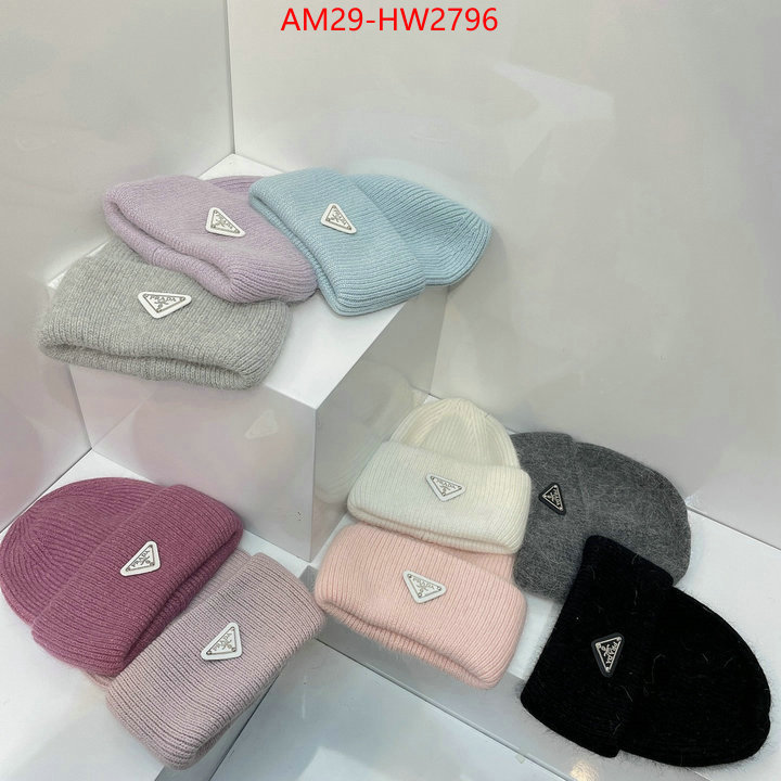 Cap (Hat)-Prada best luxury replica ID: HW2796 $: 29USD