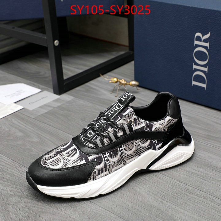 Men shoes-Dior perfect quality ID: SY3025 $: 105USD