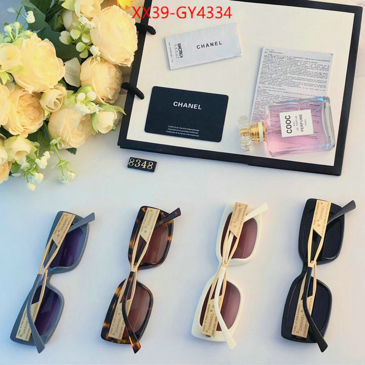 Glasses-Chanel 2023 replica wholesale cheap sales online ID: GY4334 $: 39USD