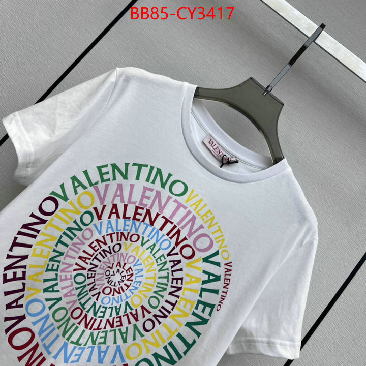 Clothing-Valentino replica designer ID: CY3417 $: 85USD