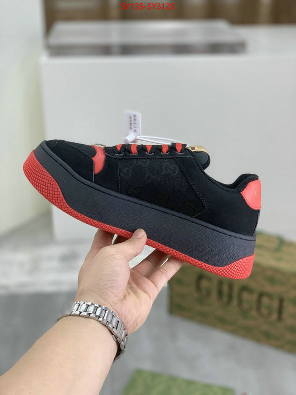 Men Shoes-Gucci new designer replica ID: SY3125 $: 135USD