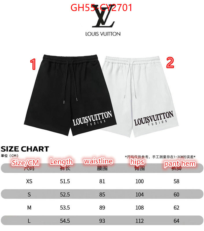 Clothing-LV 2023 aaaaa replica customize ID: CY2701 $: 55USD