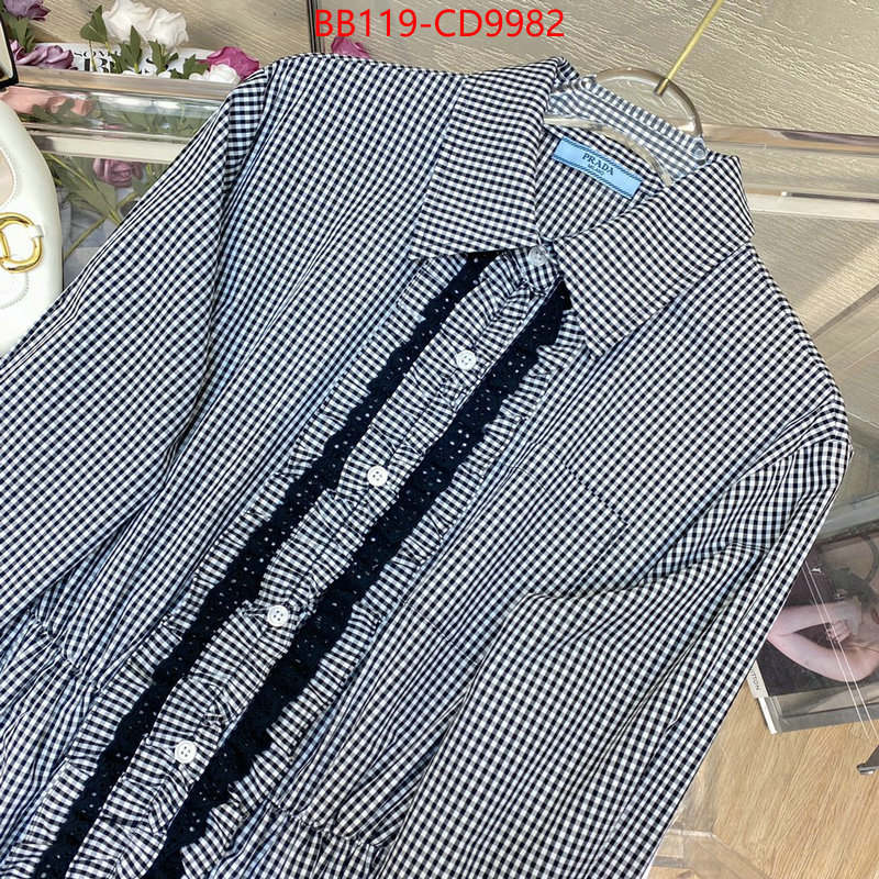 Clothing-Prada customize best quality replica ID: CD9982 $: 119USD