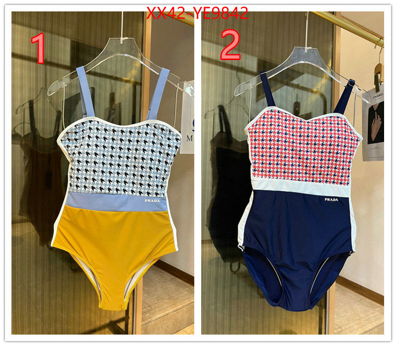 Swimsuit-Prada good ID: YE9842 $: 42USD