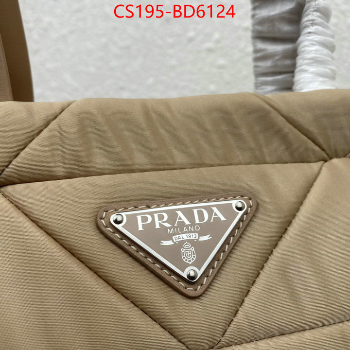 Prada Bags (TOP)-Handbag- perfect ID: BD6124 $: 195USD