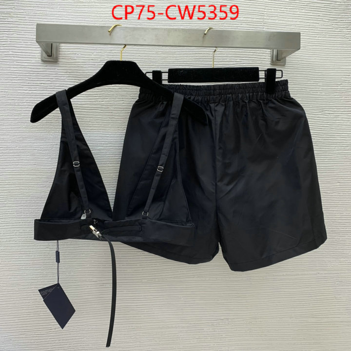 Clothing-Prada 2023 perfect replica designer ID: CW5359 $: 75USD