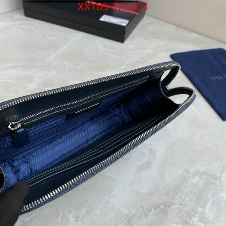 Prada Bags (TOP)-Wallet high quality 1:1 replica ID: TP5903 $: 105USD