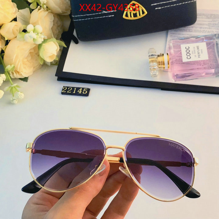 Glasses-Maybach top perfect fake ID: GY4358 $: 42USD