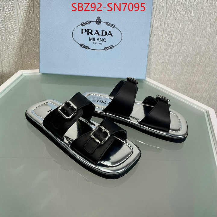 Women Shoes-Prada designer high replica ID: SN7095 $: 92USD