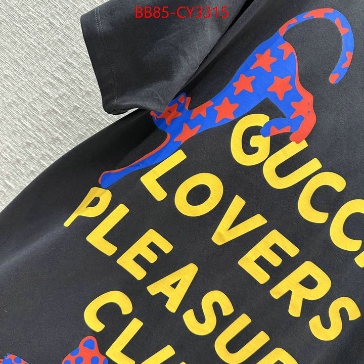 Clothing-Gucci 7 star quality designer replica ID: CY3315 $: 85USD