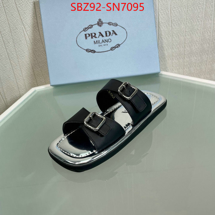 Women Shoes-Prada designer high replica ID: SN7095 $: 92USD