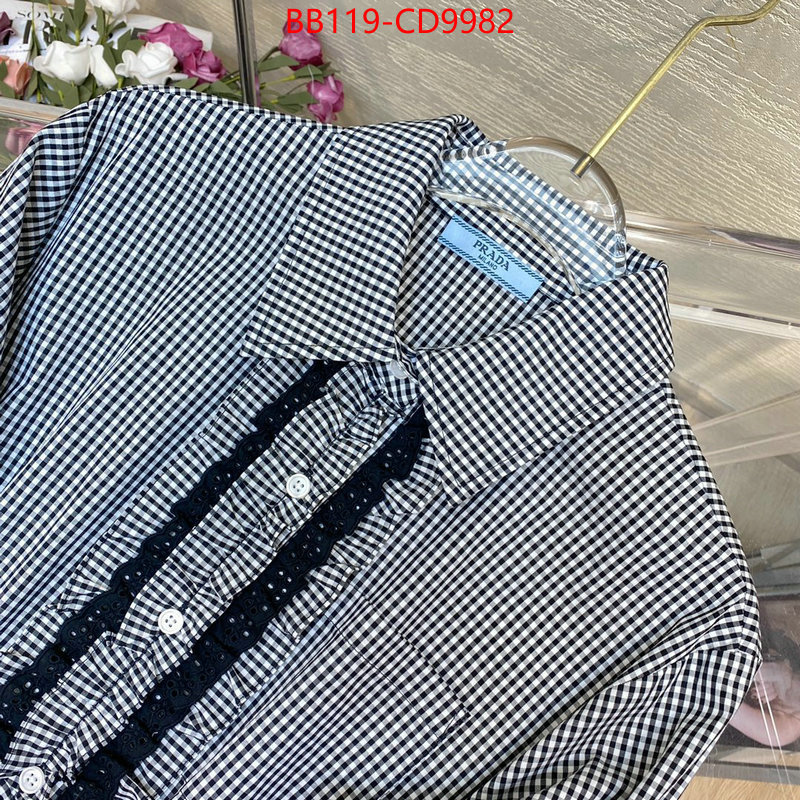 Clothing-Prada customize best quality replica ID: CD9982 $: 119USD