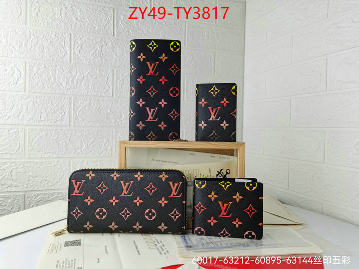 LV Bags(4A)-Wallet sell online luxury designer ID: TY3817 $: 49USD