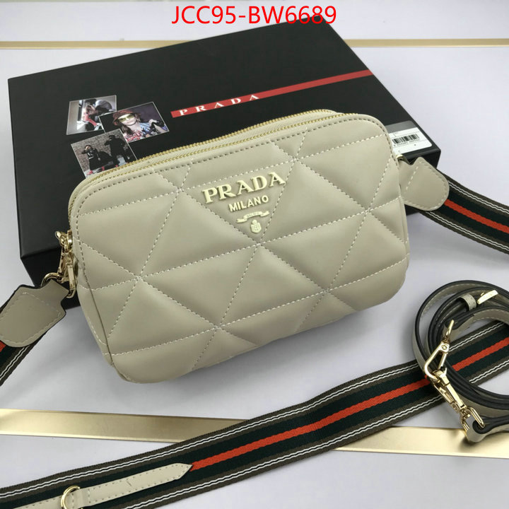 Prada Bags (4A)-Diagonal- wholesale replica shop ID: BW6689 $: 95USD