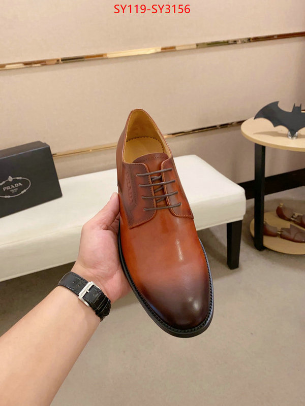 Men shoes-Prada aaaaa+ replica designer ID: SY3156 $: 119USD