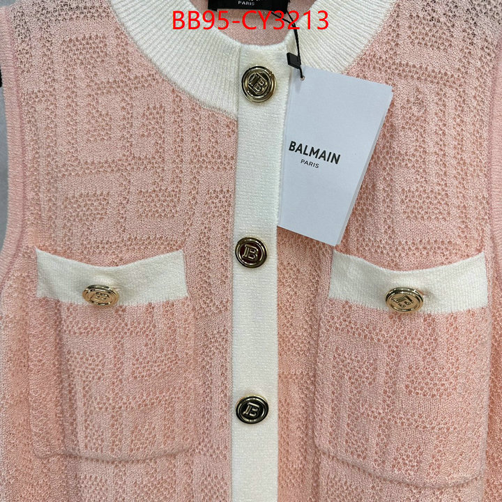 Clothing-Balmain 2023 replica wholesale cheap sales online ID: CY3213 $: 95USD