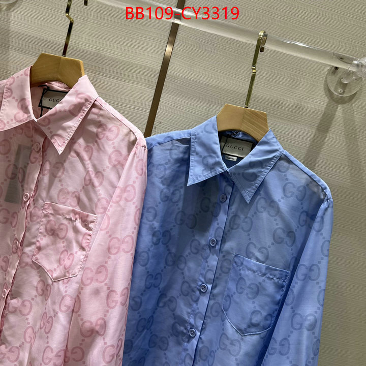 Clothing-Gucci sellers online ID: CY3319 $: 109USD