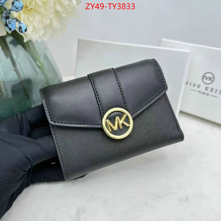 Michael Kors Bags(4A)-Wallet top fake designer ID: TY3833 $: 49USD