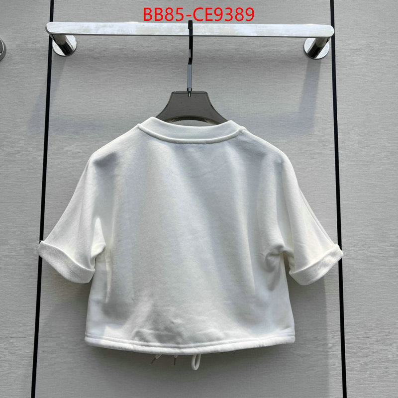 Clothing-Prada 2023 replica wholesale cheap sales online ID: CE9389 $: 85USD