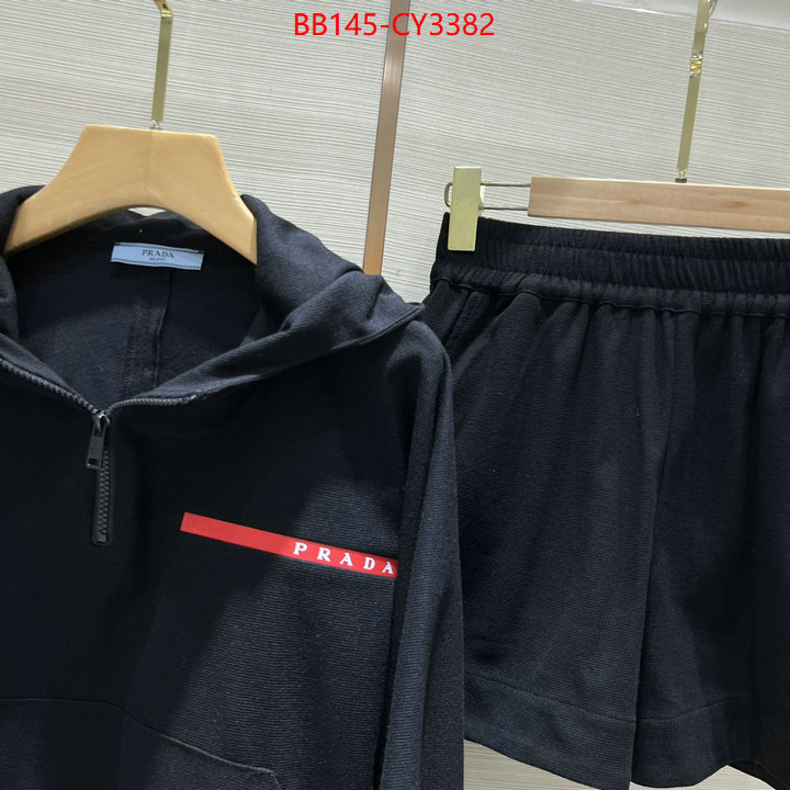 Clothing-Prada replica us ID: CY3382 $: 145USD