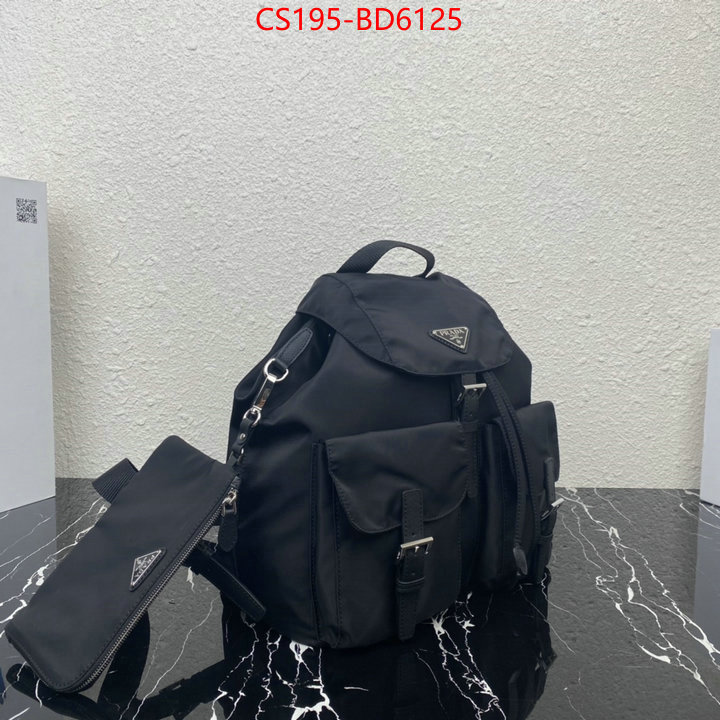 Prada Bags (TOP)-Backpack- high quality online ID: BD6125 $: 195USD