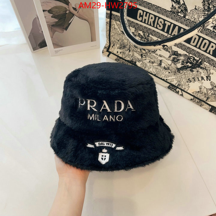 Cap (Hat)-Prada the best quality replica ID: HW2795 $: 29USD