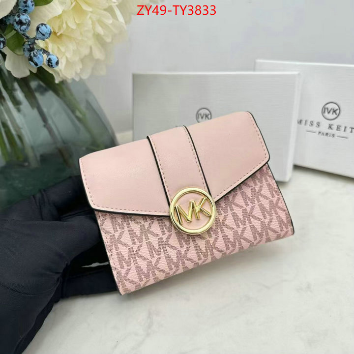 Michael Kors Bags(4A)-Wallet top fake designer ID: TY3833 $: 49USD