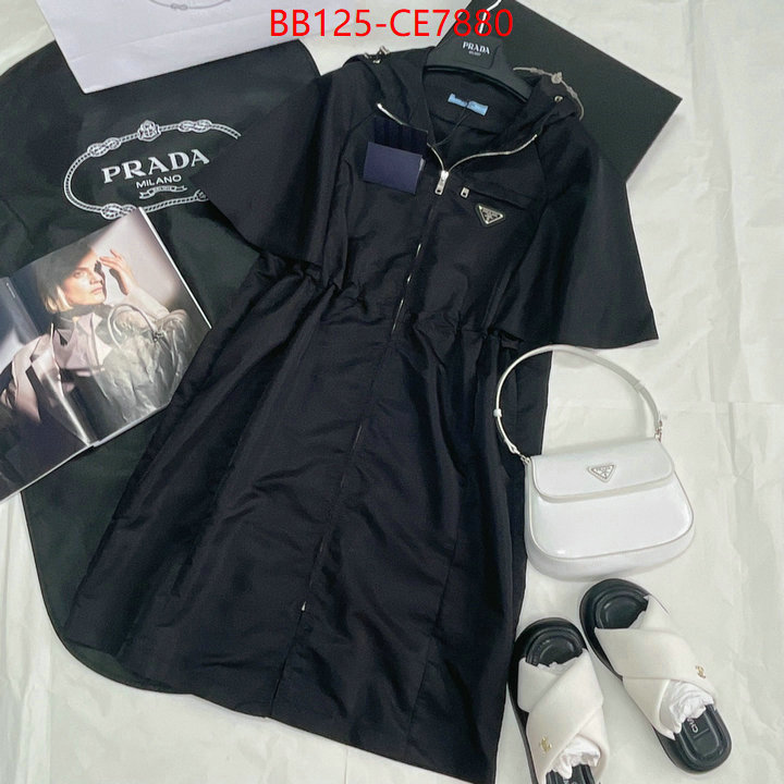 Clothing-Prada fashion replica ID: CE7880 $: 125USD