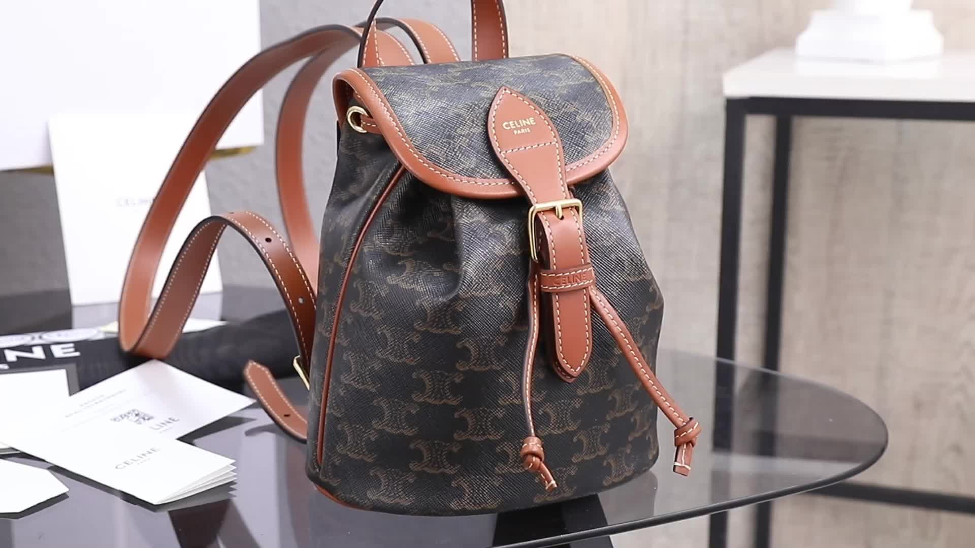 CELINE Bags(TOP)-Backpack where can i buy the best 1:1 original ID: BY3539 $: 249USD