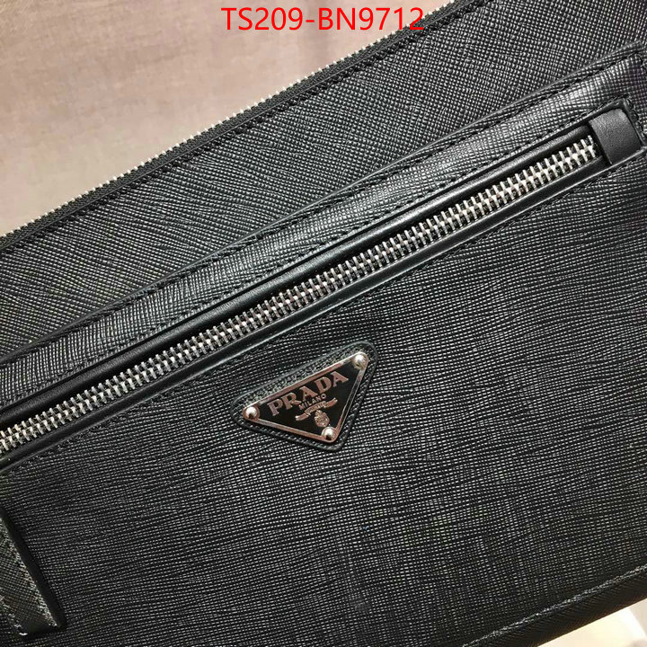 Prada Bags (TOP)-Clutch- replica designer ID: BN9712 $: 209USD