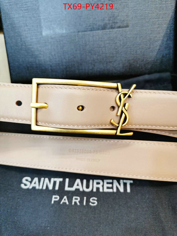 Belts-YSL best quality designer ID: PY4219 $: 69USD