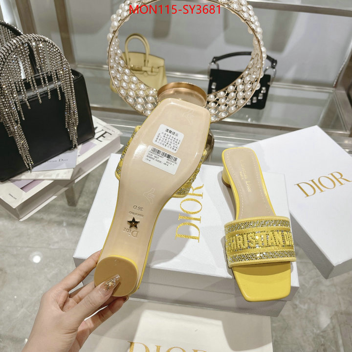 Women Shoes-Dior where should i buy to receive ID: SY3681 $: 115USD