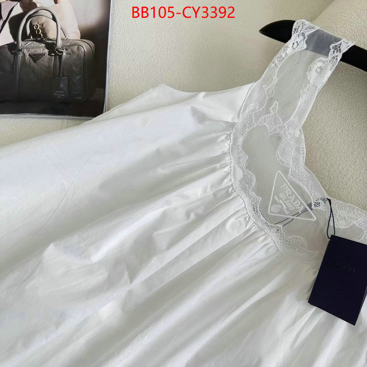 Clothing-Prada 2023 perfect replica designer ID: CY3392 $: 105USD