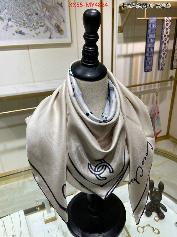 Scarf-Chanel can you buy knockoff ID: MY4824 $: 55USD