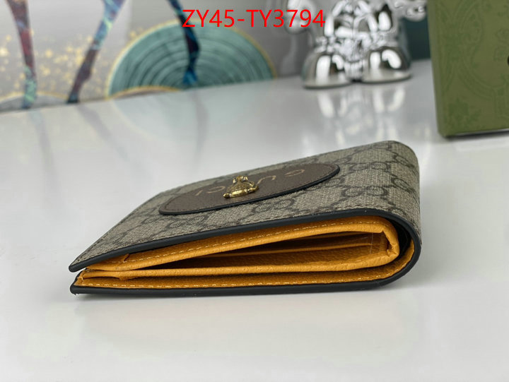 Gucci Bags(4A)-Wallet- buy best quality replica ID: TY3794 $: 45USD