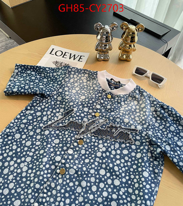 Clothing-LV best website for replica ID: CY2703 $: 85USD