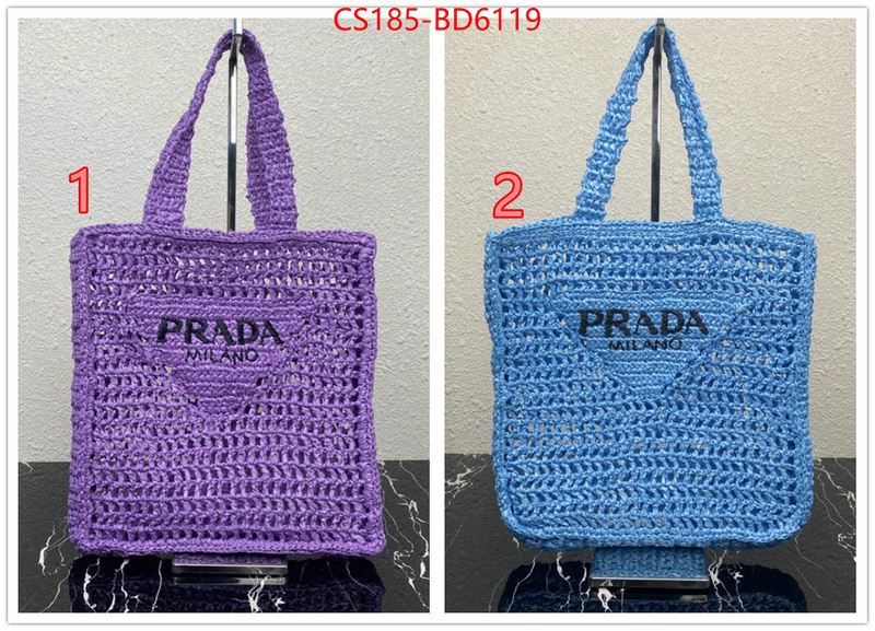 Prada Bags (TOP)-Handbag- the best affordable ID: BD6119 $: 185USD