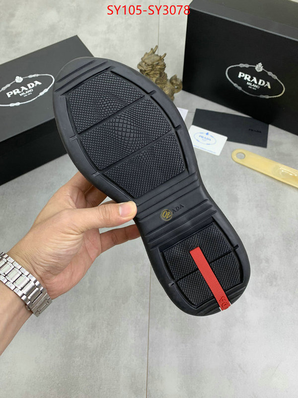 Men shoes-Prada fake high quality ID: SY3078 $: 105USD