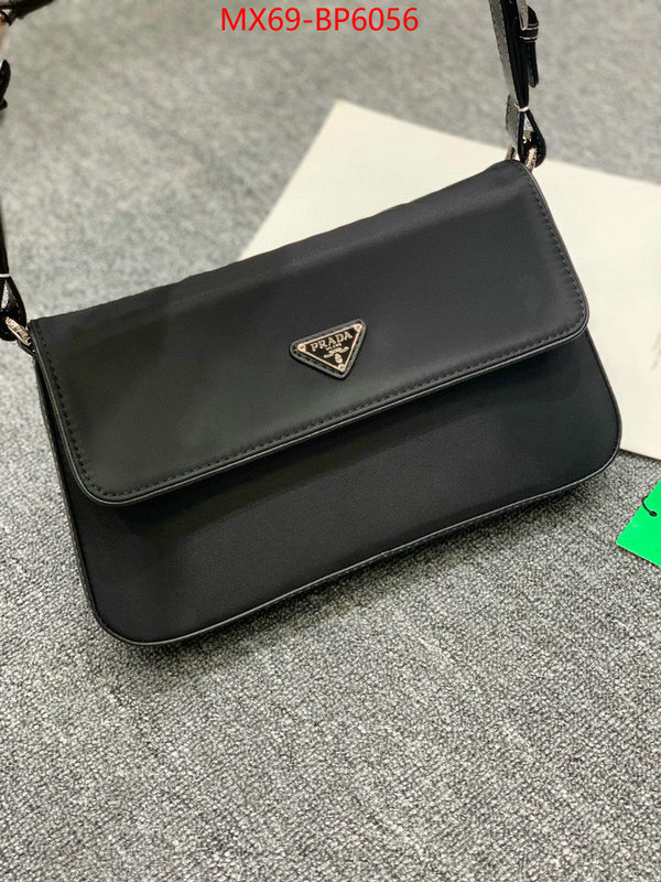 Prada Bags (4A)-Handbag- can you buy knockoff ID: BP6056 $: 69USD