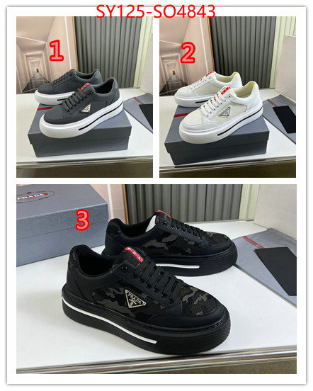 Men shoes-Prada top perfect fake ID: SO4843 $: 125USD