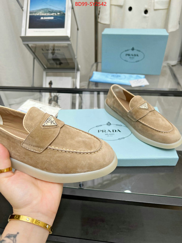 Women Shoes-Prada 2023 aaaaa replica 1st copy ID: SY2542 $: 99USD