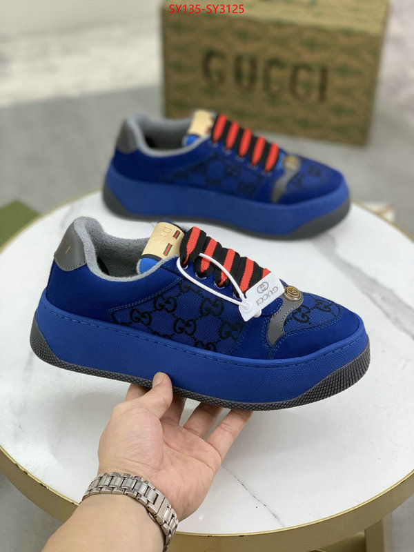 Men Shoes-Gucci new designer replica ID: SY3125 $: 135USD