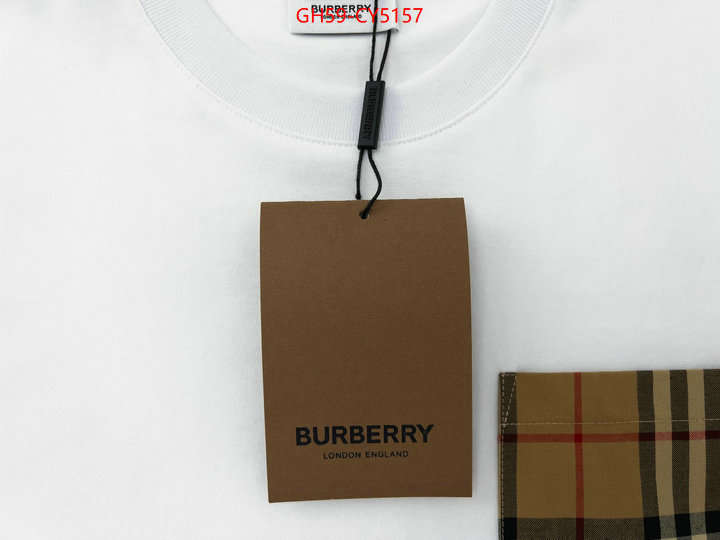 Clothing-Burberry only sell high-quality ID: CY5157 $: 59USD