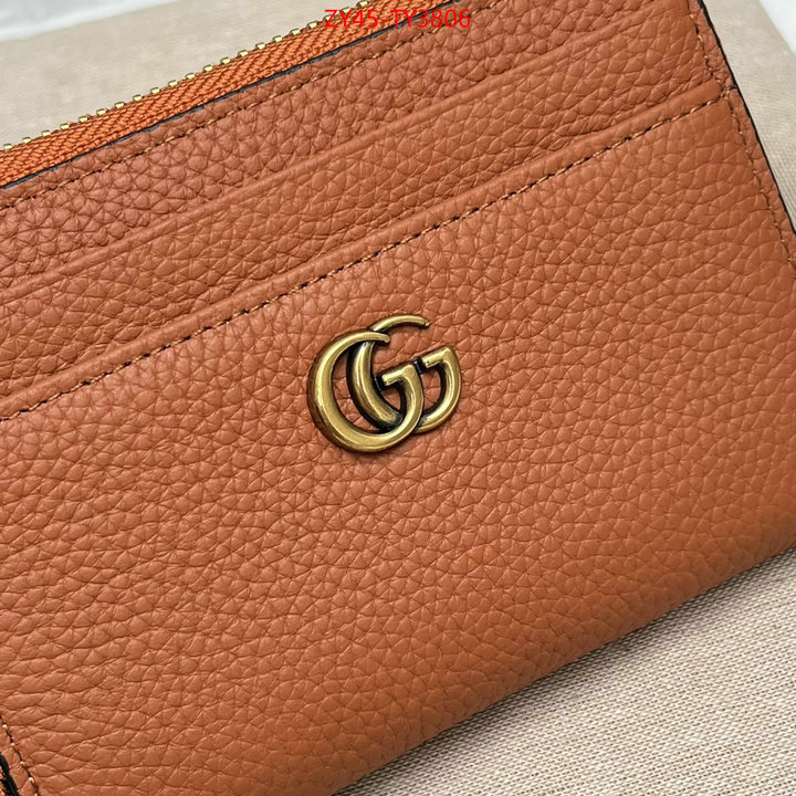 Gucci Bags(4A)-Wallet- where to find best ID: TY3806 $: 45USD