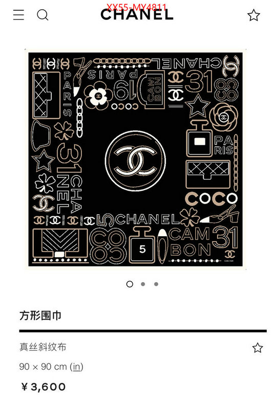 Scarf-Chanel high quality designer replica ID: MY4811 $: 55USD