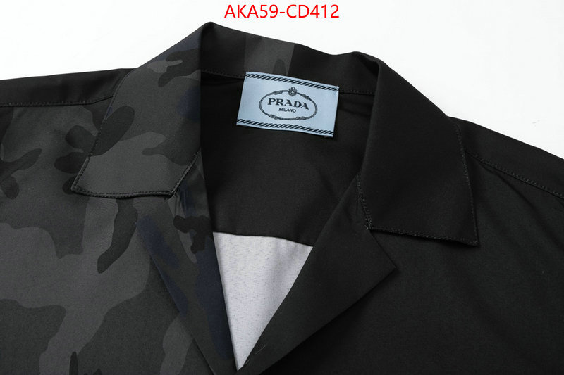 Clothing-Prada how to start selling replica ID: CD412 $: 59USD