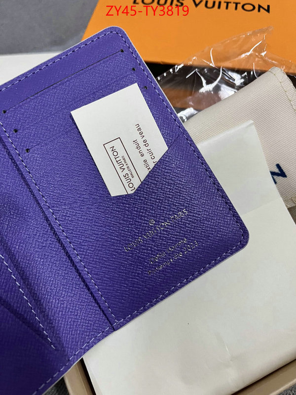LV Bags(4A)-Wallet buying replica ID: TY3819 $: 45USD