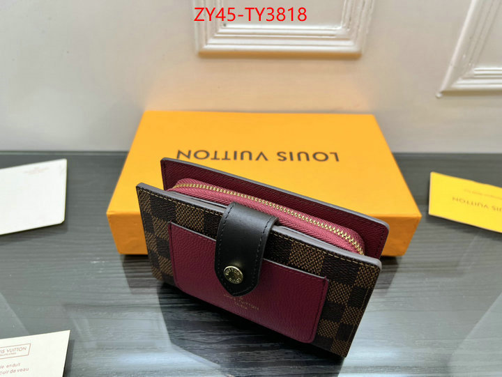 LV Bags(4A)-Wallet buy 2023 replica ID: TY3818 $: 45USD